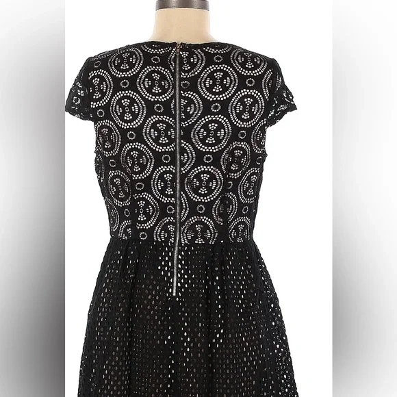 black white and blue dress Blue Silk Crepe Bias Dress With Black Velvet Bow Detail – Rodarte